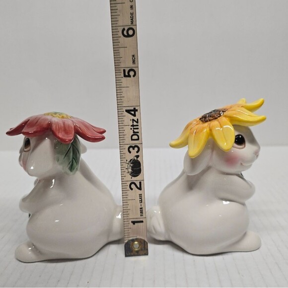 NOT FOR SALE Fitz and Floyd Essentials Bunny Blooms Collection - Picture 7 of 8